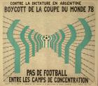 COBA Afiche &quot;Pas de football entre les camps de concentration&quot;