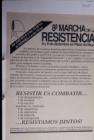 Afiche VIII Marcha de la Resistencia