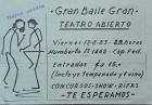Afiches, volantes y programas de Teatro Abierto 1983