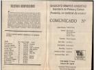Programa de la obra Comunicado N°