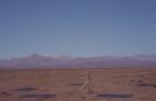 Intervención en el desierto de Atacama como parte del proyecto El fulgor de la huelga 