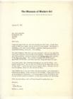 Carta de Bárbara J. London dirigida a Lotty Rosenfeld fechada el 19 de enero de 1982
