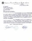 Carta del delegado regional CGT Rosario al delegado regional CGT Tucumán