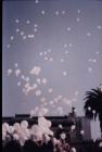 Suelta de globos en Plaza de Mayo
