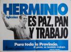 Herminio Iglesias es paz, pan y trabajo